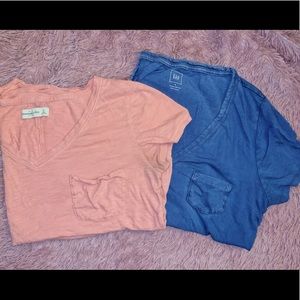 V neck t-shirt bundle